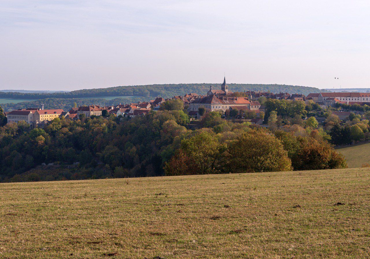 Le village de Flavigny-sur-Ozerain