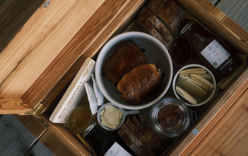 Panier de petit-déjeuner gourmet
